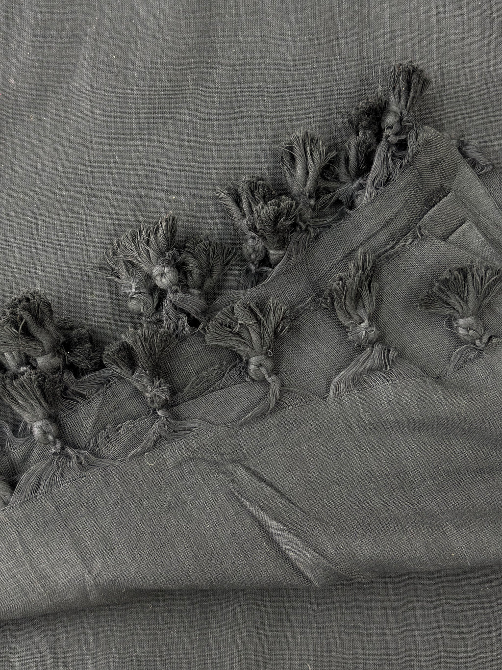 Black Khadi Cotton Saree